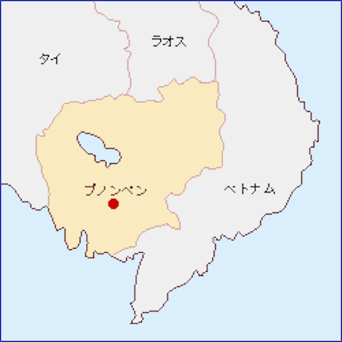 カンボジア-地図（105-6-2）