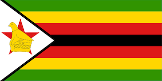 ジンバブエ-国旗（105-95-1）