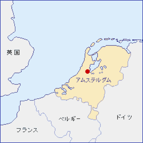 オランダ-地図（105-46-2）