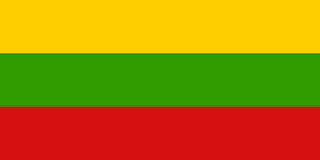 リトアニア-国旗（105-82-1）