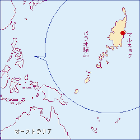 パラオ-地図（105-21-2）