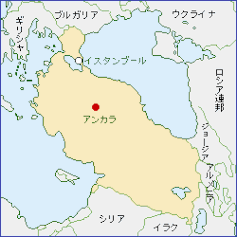 トルコ-地図（105-88-2）