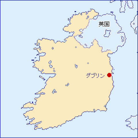 アイルランド-地図（105-35-2）