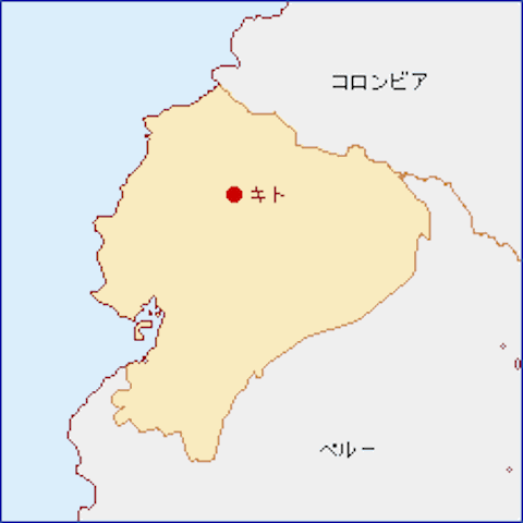 エクアドル-地図（105-26-2）