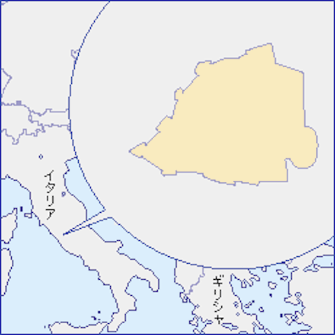 バチカン-地図（105-66-2）