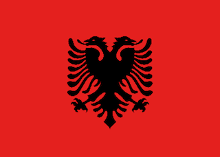 アルバニア-国旗（105-37-1）