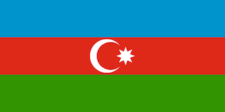 アゼルバイジャン-国旗（105-36-1）