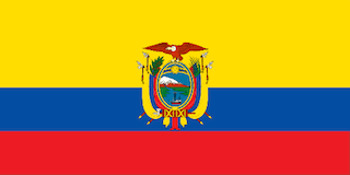 エクアドル-国旗（105-26-1）