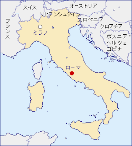 イタリア-地図（105-40-2）