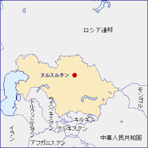 カザフスタン-地図（105-47-2）