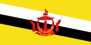 ブルネイ-国旗（105-14-1）