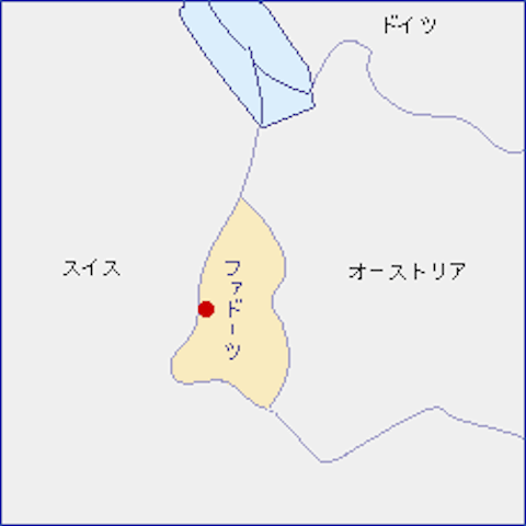 リヒテンシュタイン-地図（105-81-2）