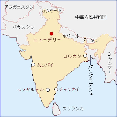 インド-地図（105-4-2）