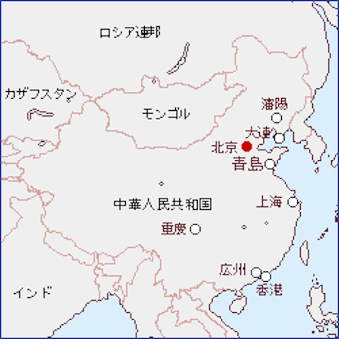 中国-地図（105-11-2）