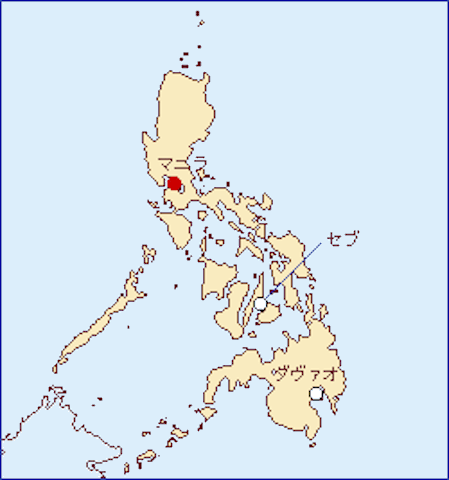フィリピン-地図（105-13-2）