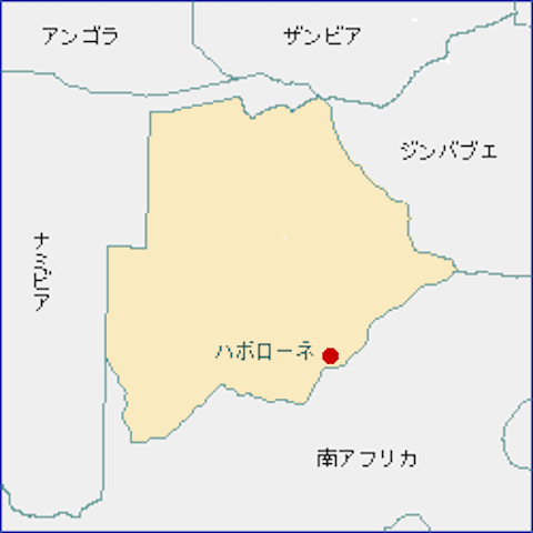 ボツワナ-地図（105-98-2）