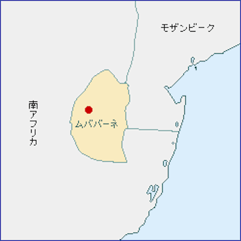 エスワティニ-地図（105-92-2）