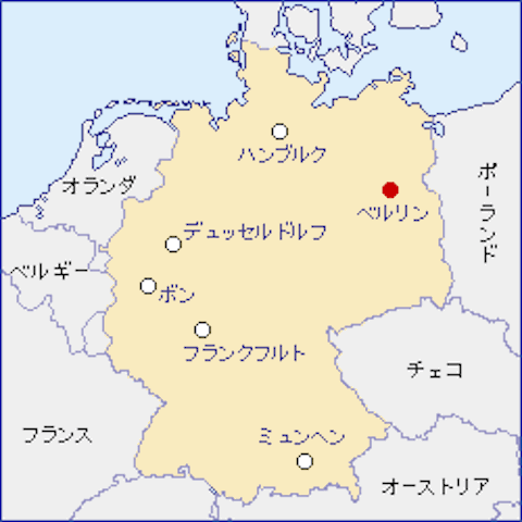 ドイツ-地図（105-64-2）