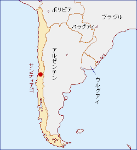 チリ-地図（105-29-2）
