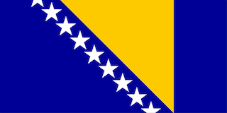 ボスニア・ヘルツェゴビナ-国旗（105-74-1）