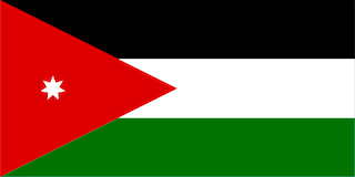 ヨルダン-国旗（105-89-1）