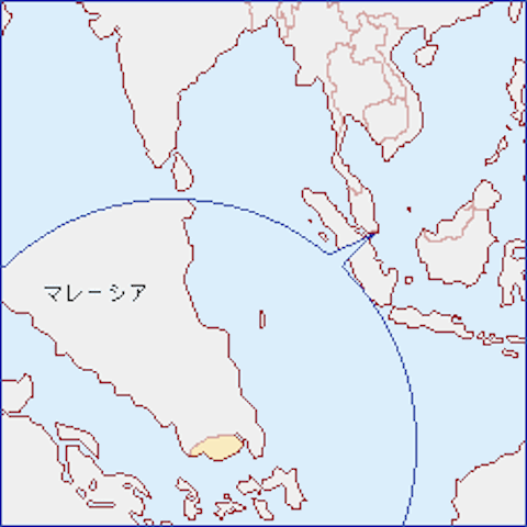 シンガポール-地図（105-7-2）