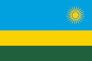 ルワンダ-国旗（105-103-1）