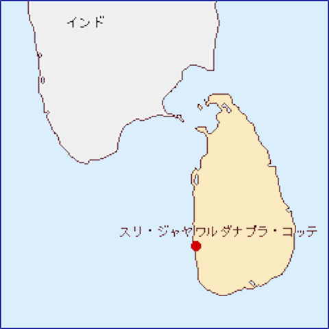 スリランカ-地図（105-8-2）