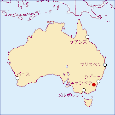 オーストラリア-地図（105-20-2）
