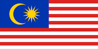 マレーシア-国旗（105-16-1）