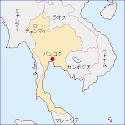 タイ-地図（105-9-2）