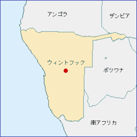 ナミビア-地図（105-97-2）